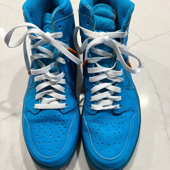 Air JORDAN NIKE 1 Retro High OG G8RD Gatorade Blue Lagoon shoes Men's 10 2017 - Picture 1 of 6